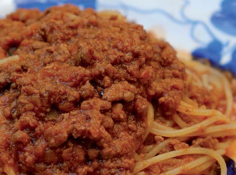 Even though Bolognese doesn’t contain any meatballs, my son, Dante, calls this my “meatball sauce.” It’s his favorite sauce, and it’s become mine, too. It’s rich and hearty and goes with any type of pasta. Slow Cooker Bolognese Sauce, David Rocco, Vegan Bolognese Sauce, Slow Cooker Bolognese, Bolognese Sauce Recipe, Vegan Bolognese, Sauce Bolognaise, Pasta Party, Spaghetti Sauce Recipe