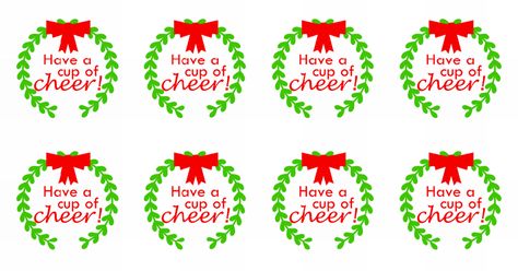 Have a Cup of Cheer Tag.pdf Have A Cup Of Cheer Printable Free, Cup Of Cheer Printable Free, Have A Cup Of Cheer, Cup Of Cheer, Christmas Gift Tags Printable, Tags Printable, Holiday Gift Tags, Christmas Frames, Christmas Gift Tags