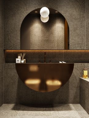 Bathroom Closet Designs, Gold Bad, Washroom Design, Decor Ikea, Bathroom Closet, Toilet Design, Gold Bathroom, Sopot, Trendy Bathroom