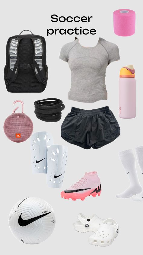 #outfitinspo #fyp #beauty #vibes #sports #soccer #soccergirl #sports Cute Soccer Pictures, Soccer Essentials, Best Soccer Cleats, Soccer Accessories, Cute Sporty Outfits, Soccer Bag, Soccer Outfit, Soccer Inspiration, Beauty Vibes