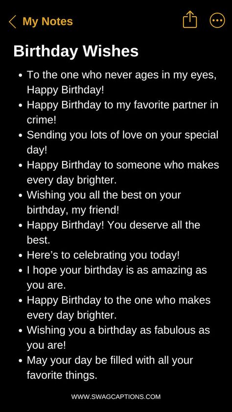 Celebrate your loved one's special day with heartfelt birthday wishes, texts, and quotes! Our collection of "Birthday Wishes, Texts, and Quotes" offers the perfect words to express your love, appreciation, and joy. Whether you need a sweet message for a friend, a romantic note for a partner, or a funny greeting for a family member, find the inspiration you need to make their birthday unforgettable. Sweet Message For Friend, Best Friend Notes, Message For A Friend, Happy Birthday Special Friend, Celebrate Your Friends, Birthday Wishes For A Friend Messages, Best Birthday Wishes Quotes, Heartfelt Birthday Wishes, Romantic Birthday Wishes