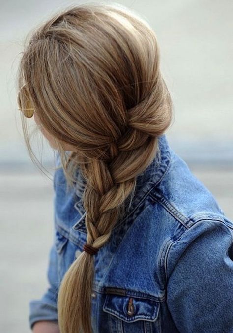 Hello everyone, welcome back for another Tutorial Tuesday!  I know we just did a blog post on a hairstyle yesterday but I felt that this would be a great Loose Braids, Fishtail Braid, Braid Hair, Long Blonde, Long Blonde Hair, Hair Envy, Great Hair, Hair Dos, Gorgeous Hair