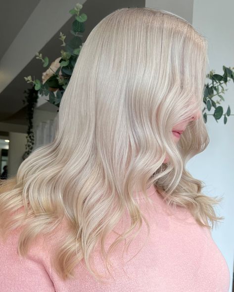 Flawless vanilla scalp bleach by Eve 🤍 #paulkemphairdressing #warringtonsalon #hairmakeover #scalpbleach Scalp Bleach Blonde With Root Stretch, Scalp Bleach Blonde, Scalp Bleach, Root Stretch, Cool Blonde, Blonde Hair Inspiration, Be Your Own Kind Of Beautiful, Bleach Blonde, Hair Makeover