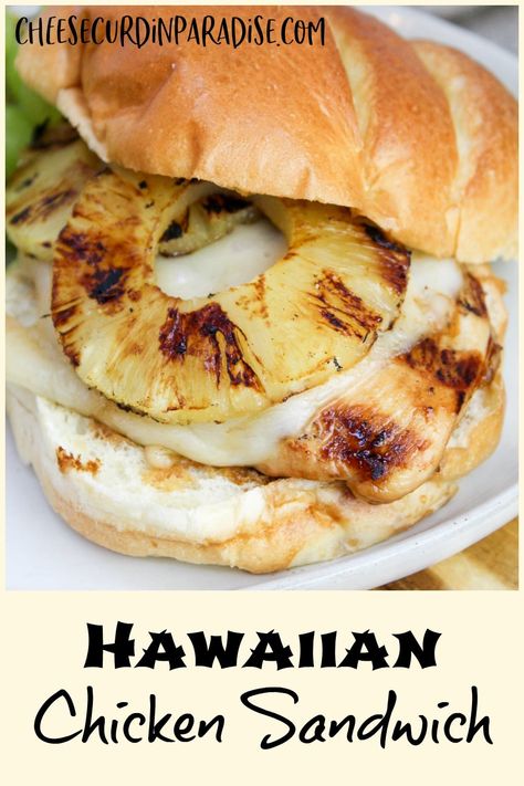 Hawaiian Grilled Chicken Sandwich, Hawaiian Chicken Burgers Pineapple, Hawaiian Bbq Chicken Sandwich, Summer Chicken Sandwich, Teriyaki Chicken Sandwich Grilled, Grilled Chicken Sandwich Sides, Pineapple Chicken Sandwich, Hawaiian Chicken Sandwiches, Teriyaki Chicken Sandwich