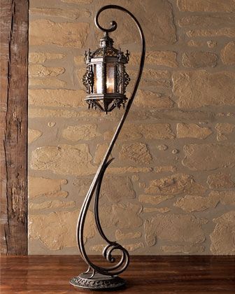 Gothic Floor Lantern by John-Richard Collection at Horchow for formal dining room.: Gothic Lantern, Gothic Floor Lamps, Gothic Hanging Lamp, Goth Floor Lamp, Floor Lantern, Gothic Street Lamp, Lantern Floor Lamp, Traditional Candles, Lantern Lamp