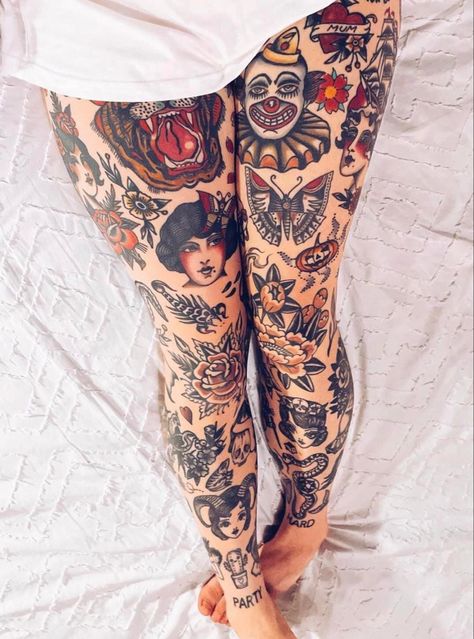 Tattoo Sleeve, American Traditional, Tattoo Ideas, Tattoos, White, Instagram