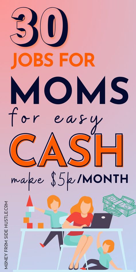 side job for mom Stay At Home Work, Jobs For Stay At Home Moms Legit, Income For Stay At Home Moms, Easy Ways To Make Money From Home Extra Cash, Best Jobs For Stay At Home Moms, Jobs For Moms Flexible, Stay At Home Mom Money Making Ideas, Wfh Jobs For Moms, Side Hustle For Stay At Home Moms