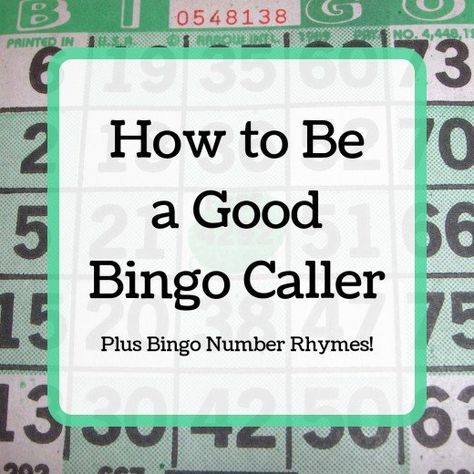 Before you try to call a game, read this article to get advice from a former professional bingo caller. Bingo Party Decorations, Bingo Prize Ideas, Number Rhymes, Camping Bingo, Bingo Books, Bingo Caller, Bingo Calls, Bingo Patterns, Road Trip Bingo