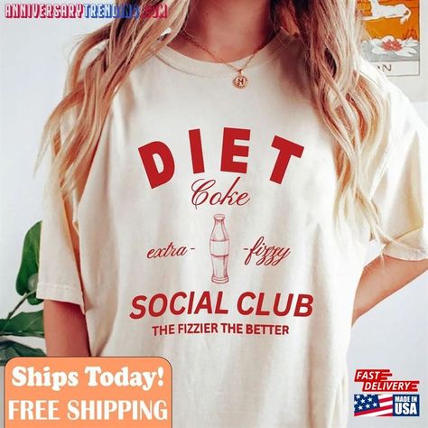 Diet Cokee Shirt Vintage Dr Pepper Sweatshirt Soda Classic Unisex Check more at https://anniversarytrending.com/product/diet-cokee-shirt-vintage-dr-pepper-sweatshirt-soda-classic-unisex/ Vintage Dr Pepper, Diet Coke, Create Shirts, Dr Pepper, Club Shirts, Quirky Design, Custom Tees, Social Club, Personalized T Shirts