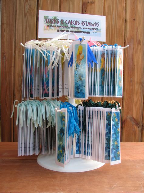 Bookmark Vendor Display, How To Display Bookmarks At Craft Show, Book Sale Table Display Ideas, Craft Fair Stationery Display, Book Mark Display, How To Display Bookmarks For Sale, Bookmark Display Ideas Craft Fairs, Book Vendor Table Display Ideas, Bookmark Display Craft Fairs