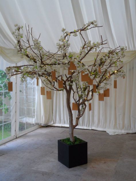 Tree centerpieces wedding