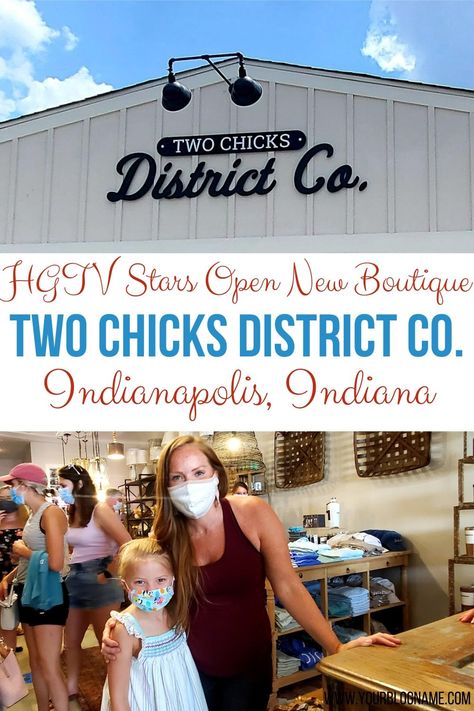 Two Chicks District Co. | Mina from Good Bones Opens a Boutique in Indy Good Bones Hgtv, Home Town Hgtv, Road Trip With Kids, Good Bones, Opening A Boutique, Family Travel Destinations, Need A Vacation, Mom Blogger, Retail Therapy