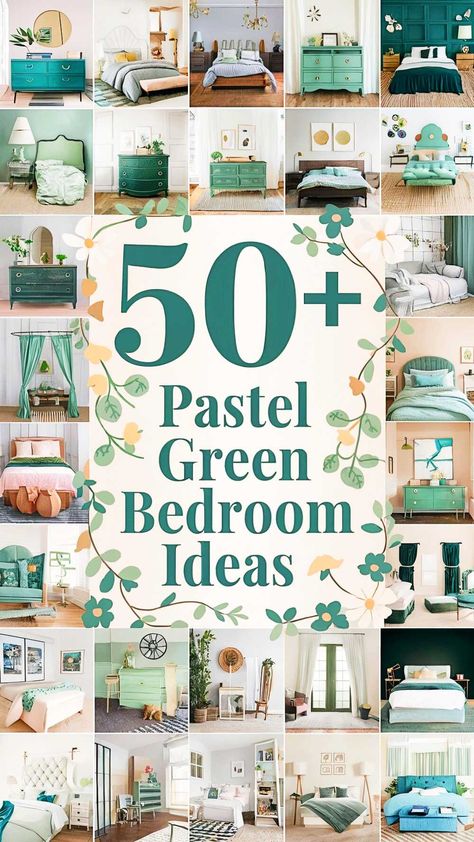 50+ Pastel Green Bedroom Ideas Fresh For The Picking Pastel Green Bedroom Ideas, Pastel Green Bedroom, Green Bedroom Ideas, Decor Inspiration Diy, Green Bedroom, Home Garden Decor, Bedroom Green, Pastel Green, Decor Inspiration