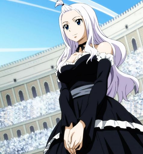 Fairy Tail, Mirajane. Between ma and some friends, my code name is Mirajane. Also I took a test and found out that I'd be Mirajane ^_^ Mirajane Strauss, An Anime, White Hair, Fairy Tail, Anime Character, The Story, Black And White, Hair, Anime