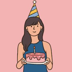 carolynnyoe — ❤ Cute Happy Birthday Gif Animation, Birthday Girl Drawing, Birthday Illustration Design, Funny Birthday Cartoons, Birthday Animated, Happy Birthday Drawings, Happy Birthday Illustration, Cake Cute, Birthday Brother