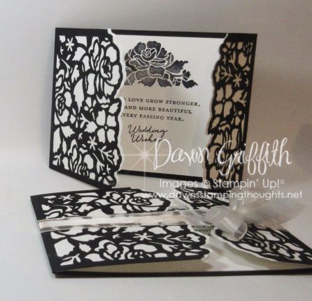 Stampin Up Wedding Invitations, Wedding Card Video, Stampin Up Wedding Cards, Dawn Griffith, Dawns Stamping Thoughts, Wedding Shower Cards, Floral Boutique, Wedding Cards Handmade, Whisper White