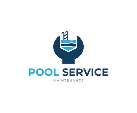 Pool Logos Design, Pool Logos, Swimming Pool Signs, Management Logo, Support Logo, Logo Service, Pool Stuff, Pool Signs, Pool Service