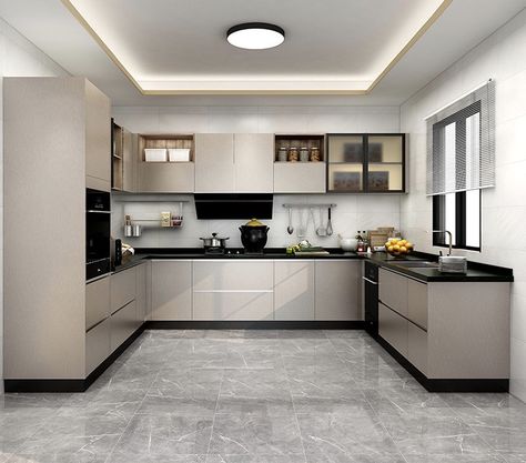 Desain Pantry Dapur, Kitchen Cabinetry Design, Latest Kitchen Designs, Desain Pantry, Simple Kitchen Design, Kitchen Design Color, Kabinet Dapur, Compact Bathroom, Modern Kitchen Cabinet Design