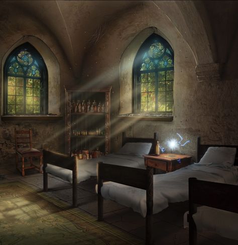 Bed Scene, Healing Room, Episode Backgrounds, Fantasy Rooms, Location Inspiration, Fantasy Homes, Visual Aesthetics, Fantasy Castle, Fantasy Places