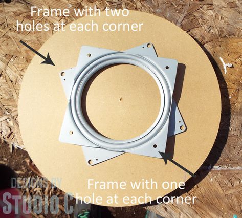 How to Install Lazy Susan Hardware_Frame How To Make Lazy Susan, How To Build A Lazy Susan, Diy Lazy Susan Turntable, Lazy Susan Ideas, Pantry Lazy Susan, Lazy Susan Hardware, Diy Lazy Susan, Wood Lazy Susan, Lazy Susan Turntable