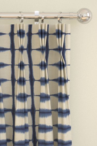 Shibori curtains by Scion - Indigo/Linen - Fabric : Wallpaper Direct Tie Dye Curtains, Dye Curtains, Plywood Kitchen, Fabric Curtains, Shibori Fabric, Indigo Linen, Blurred Lines, Bright Patterns, Wallpaper Direct