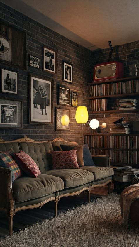 Get inspired by vintage couches for your living room. Old Couch Aesthetic, Vintage Couch Living Room, Vintage Couches, Old Couch, Trendy Throw Pillows, Couches Living, Vintage Couch, Unique Coffee Table, Chic Living