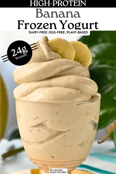 Banana Frozen Yogurt Yogurt Covered Bananas, Chobani Yogurt Recipes, Banana Frozen Yogurt Recipe, Frozen Yogurt Recipe Healthy, Frozen Yogurt Desserts, Savory Hand Pies Recipes, Banana Frozen Yogurt, Frozen Banana Recipes, Yogurt Dessert Recipes