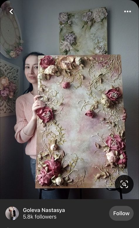 Sculpture Art Projects, Drywall Art, Plaster Wall Art, Soyut Sanat Tabloları, Easy Canvas Painting, Acrylic Painting For Beginners, Textured Canvas Art, Plaster Art, Simple Acrylic Paintings