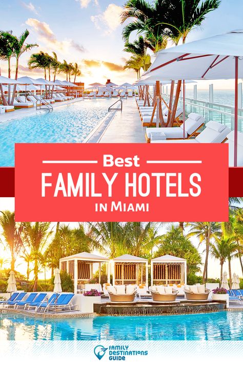 Want ideas for a family vacation to Miami? We’re FamilyDestinationsGuide, and we’re here to help: Discover Miami’s best hotels for families - so you get memories that last a lifetime! #miami #miamivacation #familyvacation Best Places To Stay In Miami, Miami With Kids, Best Hotels In Miami, Fort Lauderdale Hotels, Miami Resort, Miami Beach Hotel, Resorts For Kids, Kid Friendly Resorts, Best Family Beaches