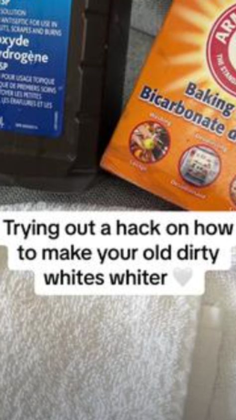 this video is about how to get your white clothing whiter with this DIY hack Whiten Whites Without Bleach, How To Get Whites White Again, Cleaning Your Ears, Unhealthy Diet, Lack Of Energy, Laundry Hacks, Hacks Diy, Stain Remover, Clothing Hacks