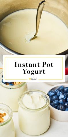 How To Make Instant Pot Yogurt, Step by Step | Kitchn Diy Yogurt Instant Pot, Instant Pot Tips And Tricks, Home Made Yogurt Instant Pot, Homemade Yogurt Instant Pot, Instant Pot Pro Recipes, Use Up Half And Half, Instapot Yogurt Recipes, Instant Pot Recipes Clean Eating, Summer Instant Pot Recipes