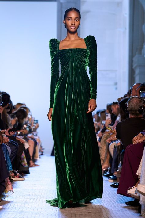 Fall 2023 Couture, 2023 Couture, Elie Saab Haute Couture, Haute Couture Looks, Ellie Saab, Elie Saab Fall, Haute Couture Gowns, Velvet Dress Long, Elie Saab Couture