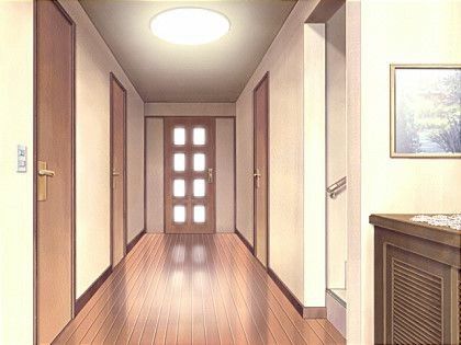 Hallway Background Anime, Anime Hallway Background House, Anime House Wallpaper, Anime House Drawing, Anime Backgrounds House, Gacha Life Backgrounds House, Gacha Hallway Background, Anime House Aesthetic, Anime House Interior