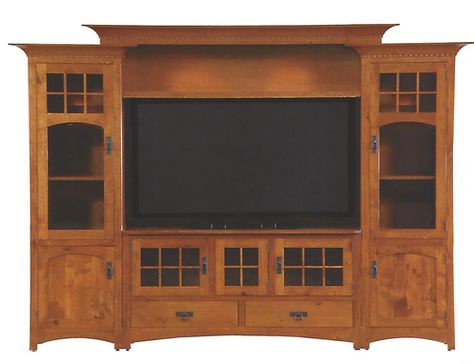 Dental Molding, Large Entertainment Center, Entertainment Wall Units, Craftsman Furniture, Diy Tv Stand, Entertainment Wall, Stone Barns, Entertainment Center Decor, Wall Units