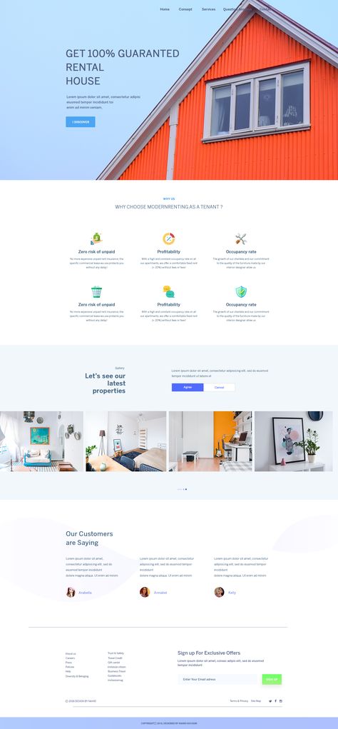 Apartment Rental Landing Page Exploration #14 Apartment Rental Website Design, Clean Web Design, Best Landing Page Design, Web Ideas, Website Design Wordpress, Booking Website, Apartment Rental, Webpage Design, Wordpress Theme Design