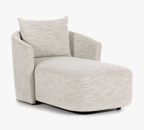 Upholstered Chaise Lounge, Upholstered Chaise, Bedroom Corner, Reading Chair, Small Space Solutions, Arm Chairs Living Room, Swivel Armchair, Upholstered Arm Chair, Pottery Barn Teen