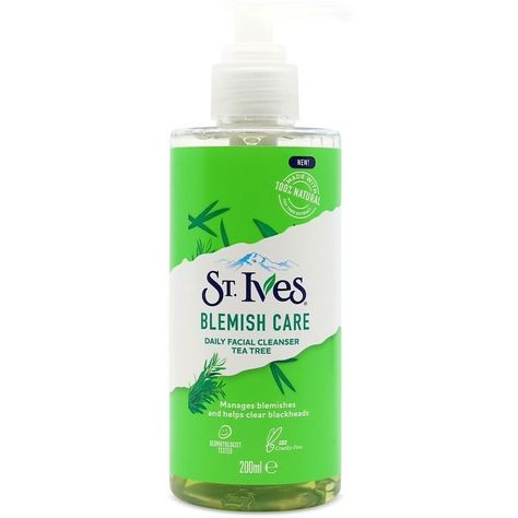 St. Ives Blemish Care Daily Facial Cleanser Tea Tree 200ml . 8,500 . Introducing the St. Ives Blemish Care Daily Facial Cleanser, a skincare essential for those seeking a clear, radiant complexion. . This facial cleanser, enriched with salicylic acid and 100% natural tea tree extract, effectively removes dirt, oil, and impurities from the skin’s surface, combating breakouts and preventing future ones. . It’s a perfect choice for individuals with acne-prone skin, but it’s also suitable for th... Tea Tree Cleanser, Body Skincare Products, Clear Blackheads, Natural Face Wash, Daily Facial Cleanser, Natural Tea, Reduce Pores, Natural Teas, Port Harcourt