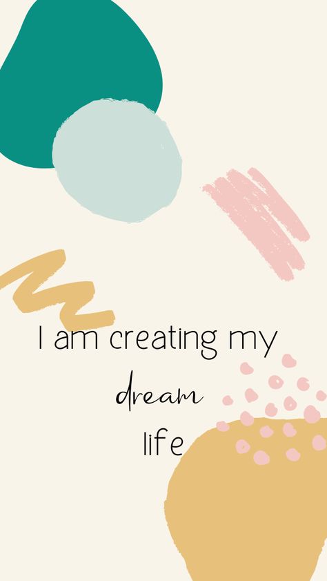 Creating My Dream Life, Dreams Wallpaper, Spirituality Affirmations, Motivational Quotes Wallpaper, Dream Career, Phone Wallpaper Patterns, Wallpaper Patterns, My Dream Life, Wallpaper Phone