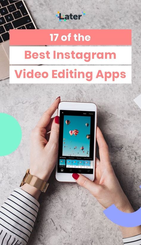 With Instagram video taking over our feeds and stories, it’s the perfect time to get to know some of the best video editing apps around!  From resizing your footage to adding animations, branded assets, and filters to your clips, we’ve got an app for you. And most of them are free!  Here are 17 of the best video editing apps for creating awesome video content on Instagram! Mobile Video Editing, Best Video Editing Apps, Editing Apps For Android, Apps For Instagram, Best Photo Editing Apps, Good Video Editing Apps, Best Video Editing, Instagram Apps, Good Photo Editing Apps