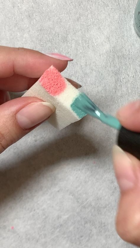 Sigourney Nuñez on Instagram: “A DIY nail art staple, learn how to sponge to create easy tie-dye and marbly nails. 💕💙 Shades in @opi_professionals Lima Tell You About…” Makeup Sponge Nail Art, Sponge Art Nails, Tie Dye Nails Diy, Paint My Nails With Me, Nail Sponge Art, Marbled Nail Designs, Nail Art Waves, Sponge Nail Art Designs, Nail Art With Sponge