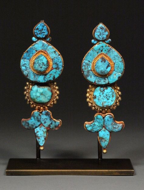 Tibetan Earrings, Tibetan Jewelry, South India, Large Earrings, Coral Turquoise, Hair Ornaments, Tamil Nadu, Ethnic Jewelry, Quality Diamonds