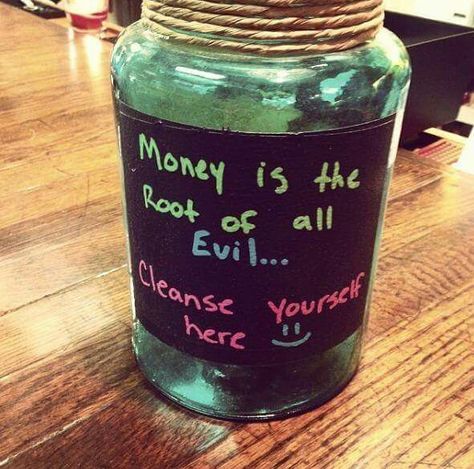 Tip Jar Ideas, Funny Tip Jars, Swear Jar, Funny Tips, Tip Jar, Student Christmas Gifts, Money Jars, Tip Jars, Jar Ideas