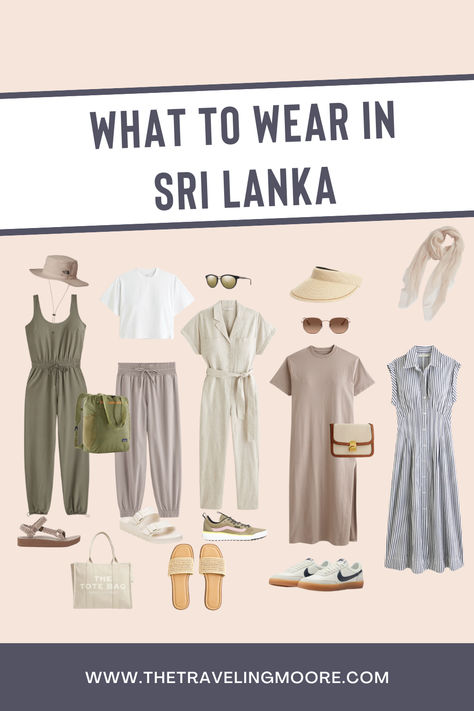 What to Wear in Sri Lanka: Summer Outfit Ideas Sri Lanka Outfit, Sri Lanka Vacation, Light Dresses, Travel Attire, Women Traveling, Comfy Travel, Sri Lanka Travel, On Safari, Summer Outfit Ideas