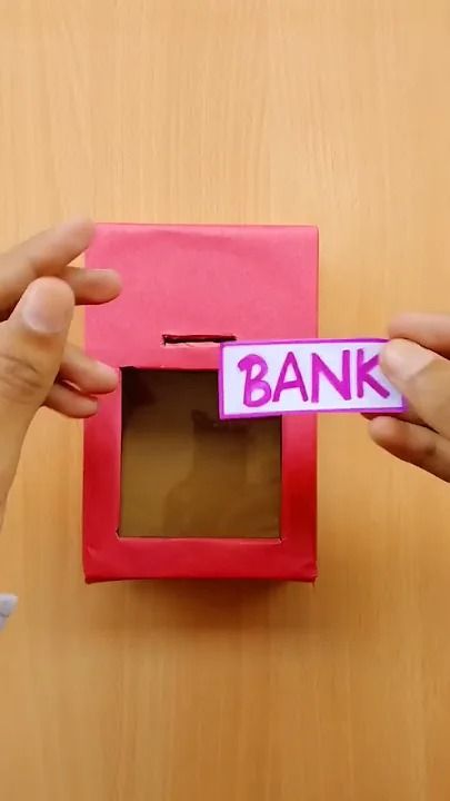 DIY MONEY BANK🏧 HOW TO MAKE CARDBOARD PIGGY BANK AT🏠 CARDBOARD CRAFT IDEAS #shorts #diy #howto#craft Diy Money Bank, Diy Piggy Bank, Piggy Bank Craft, Cardboard Craft Ideas, Piggy Bank Diy, Cardboard Craft, Shorts Diy, Diy Money, Money Bank