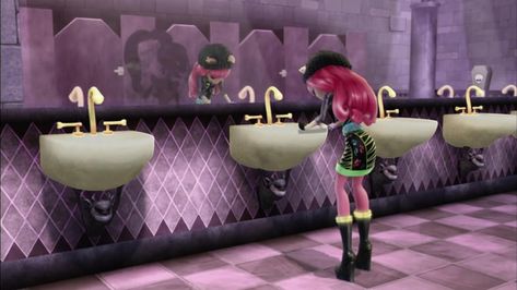 Monster High: 13 Wishes (2013) Monster High Bloxburg, Monster High Shifting, Monster High Classroom, Monster High 13 Wishes, Monster High Bedroom, 13 Wishes, High School Parties, 3d Monster, Monster High School