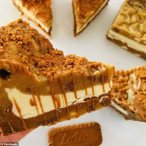 Biscoff Pie, Chocolate Cookie Pie, Cookie Dough Pie, Biscoff Recipes, Cookie Cake Pie, White Chocolate Cookies, Sweet Pie, Cookie Pie, Chocolate Baking