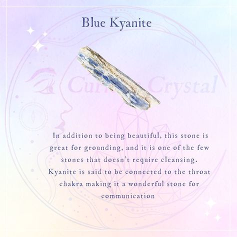 Blue Kyanite Meaning, Kyanite Crystal Meaning, Kyanite Meaning, Kyanite Crystal, Air Signs, Crystal Healing Stones, Blue Kyanite, Crystal Meanings, Throat Chakra