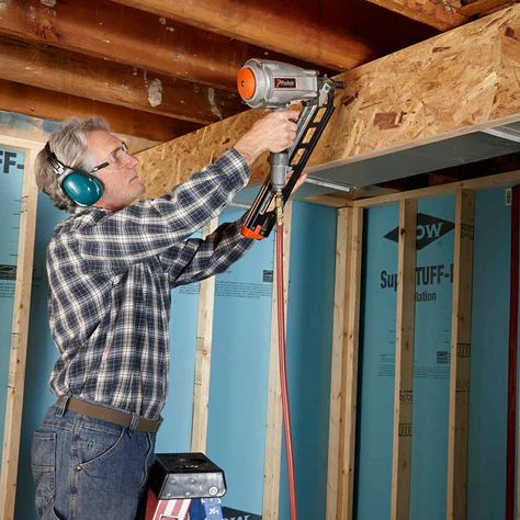 Basement Finishing Tips | The Family Handyman Finish Basement Ceiling, Basement Insulation, Leaking Basement, Basement Layout, Basement Finishing, Diy Basement, Basement Windows, Waterproofing Basement, Small Basements