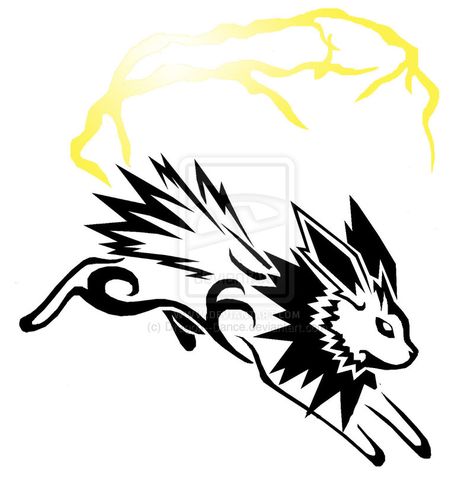 jolteon tribal Jolteon Tattoo, Vaporeon Tattoo, Dark Necrofear, Libra Zodiac Tattoos, Deadpool Pikachu, Stencils For Wood Signs, Pokemon Tattoo, Pokemon Eeveelutions, Sharpie Art