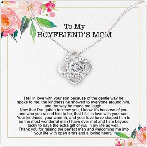 Things To Get Your Boyfriends Mom For Christmas, What To Get Your Boyfriends Mom For Christmas, Boyfriends Mom Christmas Gifts, To My Boyfriends Mom, Sorry Letter To Boyfriend, To My Boyfriends Mom Necklace, Letters To Your Boyfriend, Message To Your Boyfriend, Boyfriends Parents Gifts Christmas